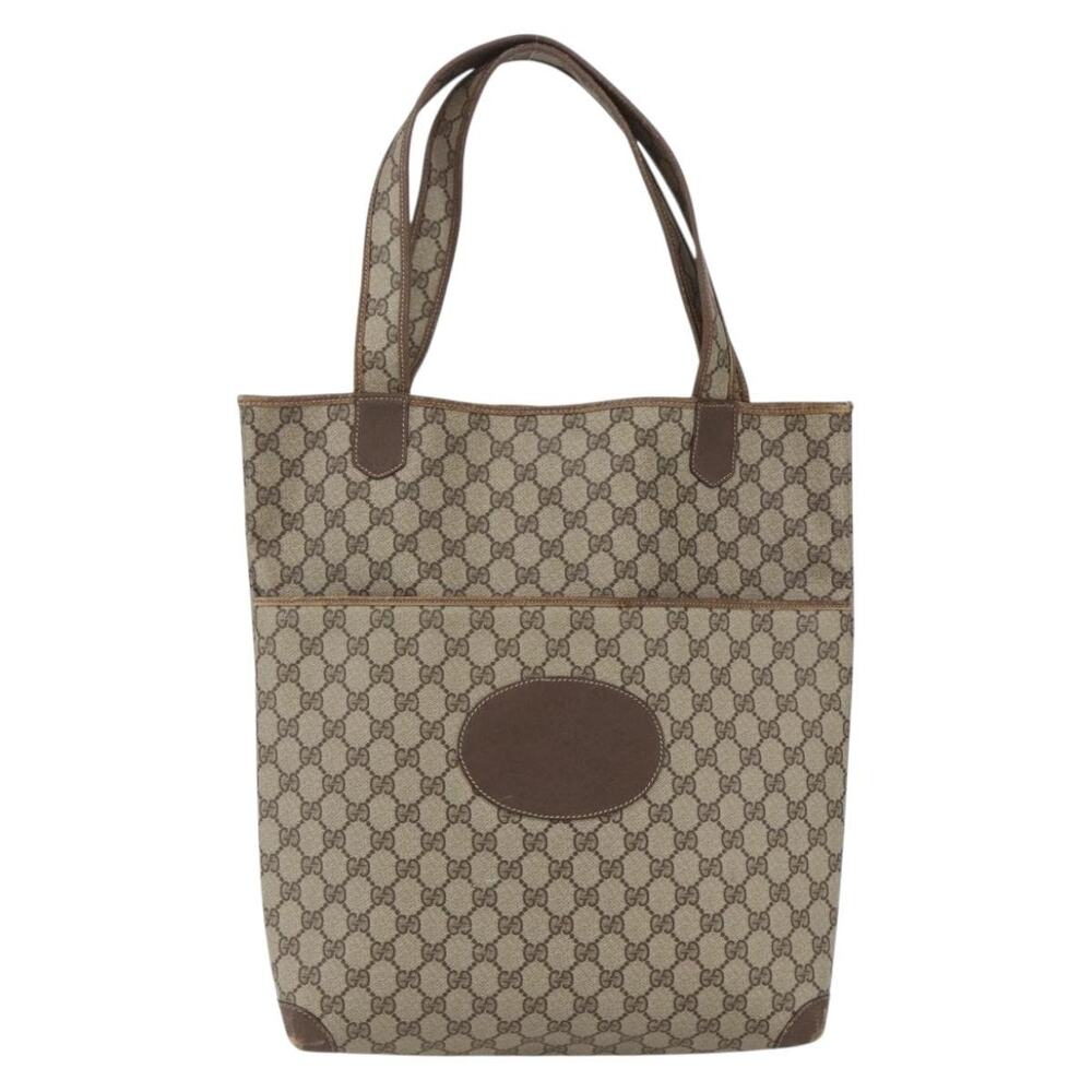 Gucci GG Supreme Tote Bag Beige